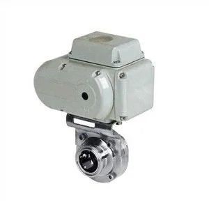 Falf glöyn byw Trydan Gosodiad Cyflym Glanweithdra